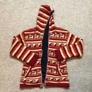 100% Wool Jacket w/ Hood